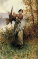 Daniel Ridgway Knight - A Pheasant in Hand